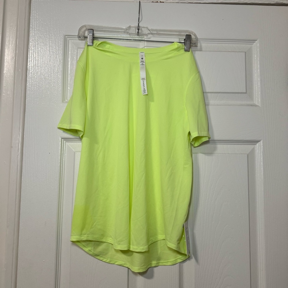 Bring yellow Lululemon shirt